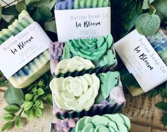 In Bloom Handcrafted Soap: Eucalyptus Scented