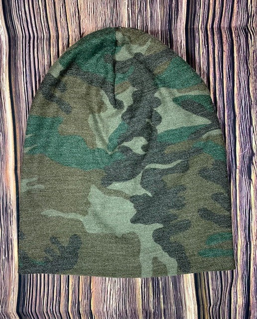 Camo Slouchy Beanie