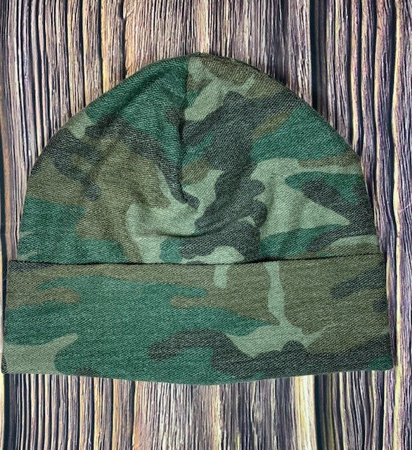 Camo Slouchy Beanie