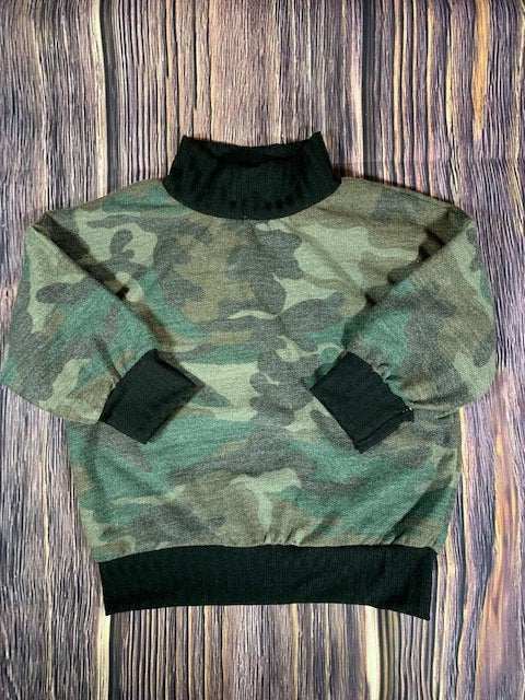 Camo Oversized Sweater