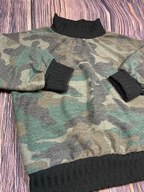 Camo Oversized Sweater