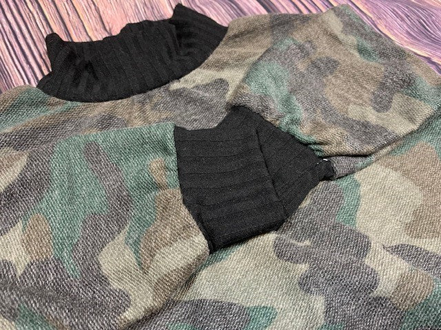 Camo Oversized Sweater