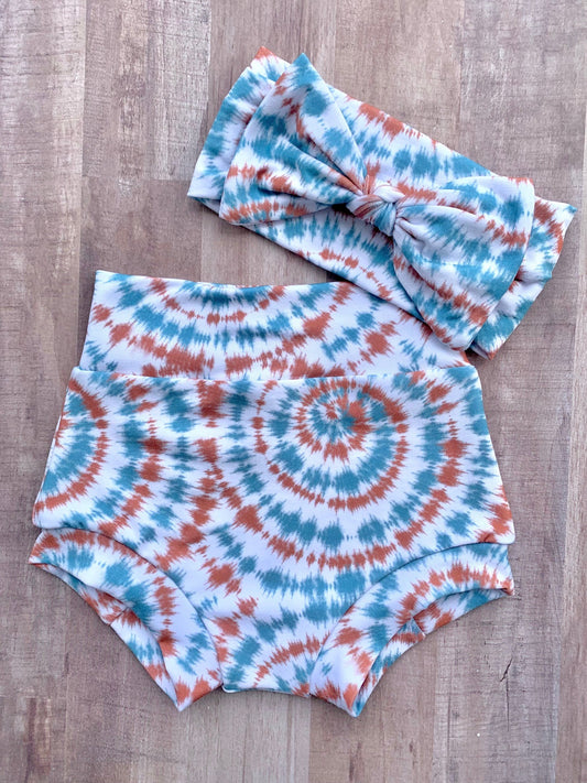 Red and Blue TieDye